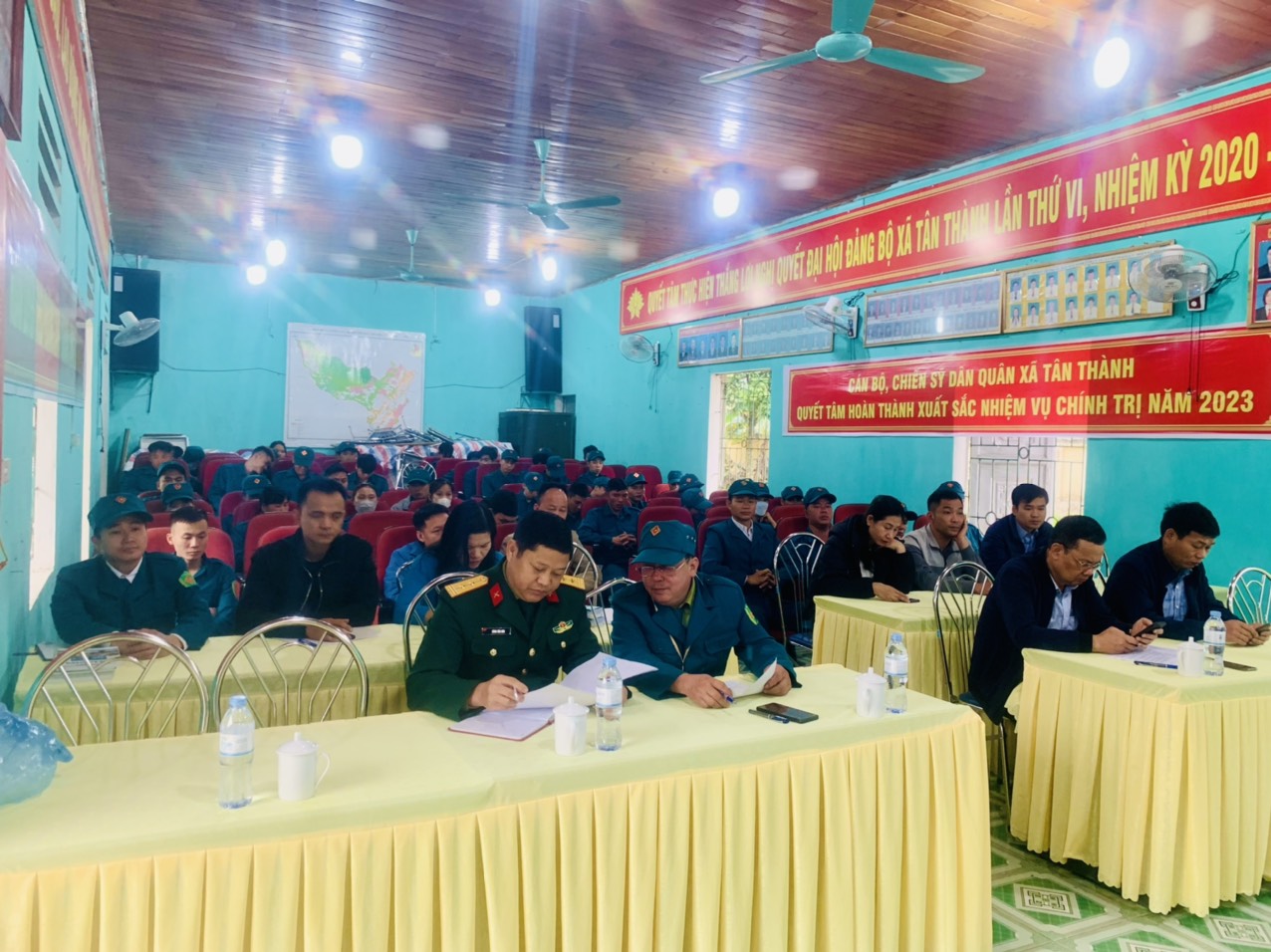 Xã Tân Thành Khai mạc huấn luyện dân quân năm 2023