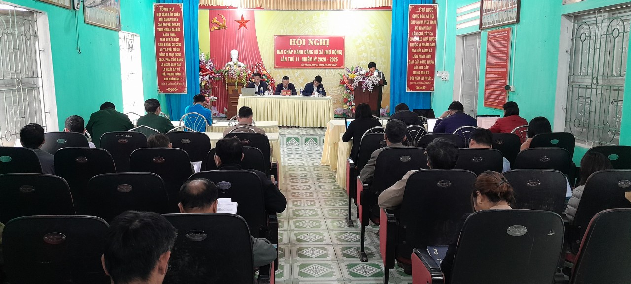 Hội nghị Ban chấp hành Đảng bộ xã Tân Thành lần thứ 11 (mở rộng)