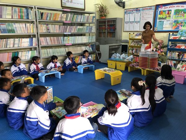 Trường TH&THCS Tân Thành tổ chức Ngày sách và Văn hóa đọc Việt Nam năm 2023